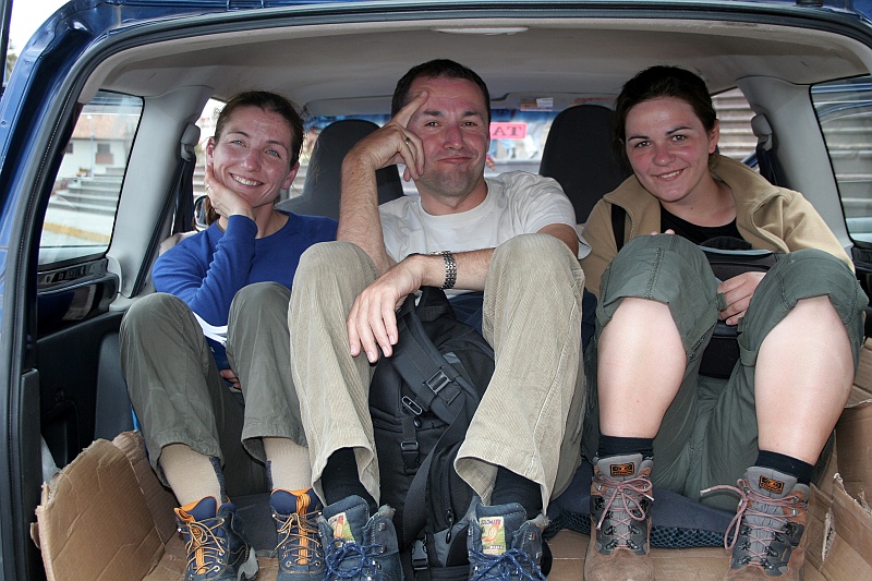 Rafal i Beatka_super-20.jpg - Siedem osób w jednej taksówce to w Ameryce Południowej normalka. (Zdjęcie: Beatka i Rafał)